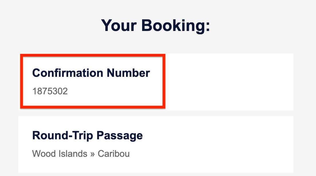 Manage Reservations Screenshot