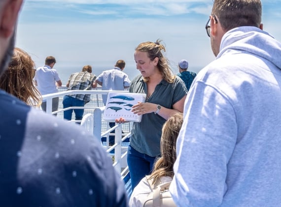 Information Sessions on Deck of MV Fundy Rose