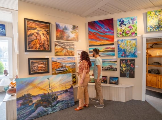 Experiencing the Art at Flight of Fancy