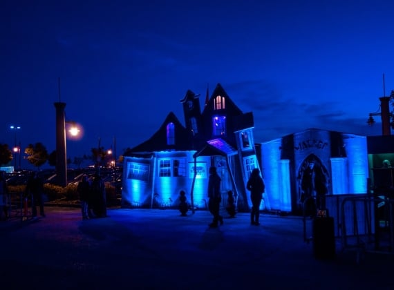 An art display at Nocturn: Art at Night