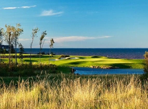view of golf course on Woods Island